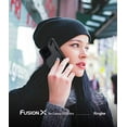 thumbnail image 2 of Ringke Fusion-X Case Compatible with Samsung Galaxy S20 Ultra, Transparent Hard Back Shockproof Advanced Bumper Cover - Black, 2 of 3