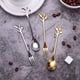 thumbnail image 2 of 12pcs Spoon de postre y horquilla Set de acero inoxidable Mezcla de pasteles de pastel de cuchara, 2 of 8