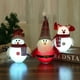 thumbnail image 5 of Adorno de Navidad LED Juguete de Navidad Regalo Papá Noel Muñeco de nieve Elk Árbol de Navidad Colga Abanopi Tipo 2, 5 of 7