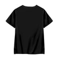 thumbnail image 3 of NAMTYQX Plus Size Blouses for Women Cool Short Sleeve Plus Size Pattern Hawaiian Baggy Mit Print Round Neck Light Womens Blouses Black Size S, 3 of 4
