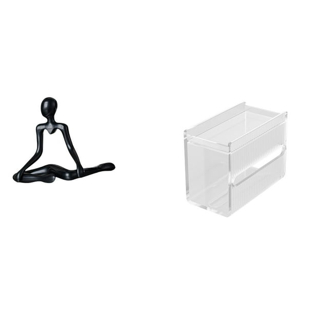 Figura de escritorio,Escultura abstracta de pensador para decoración de oficina y hogar.,estuche de pañuelos,Caja de almacenamiento de papel higiénico de pared,Toallero de papel higiénico