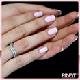 thumbnail image 6 of Silicone Wedding Rings for Women by Rinfit. Stackable Rubber Rings. Diamond Set, 6 of 7