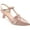 Blush, variant on Journee Womens Jazlynn Buckle Kitten Heel Pointed Toe Pumps, Widths Available