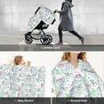 thumbnail image 7 of Yiaed Rabbit Back View Print Baby Car Seat Canopy Carrier Cover, Breathable Nursing Cover for Breastfeeding,Multi-Use Infant Carseat Stroller Cover, 7 of 7