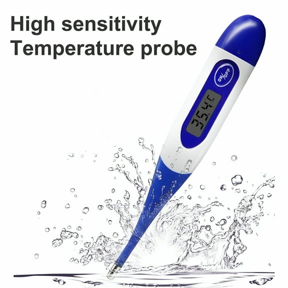 XIRQI Pet Thermometer for Accurate Fever Detection, Suitable for Cats/Dogs, Waterproof Pet Thermometer, Fast and Accurate Measurements in 20 Seconds