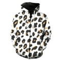 thumbnail image 1 of Sudadera con capucha y cremallera para hombre con textura de piel de animal, de manga larga y gran tamaño, para adolescentes, moda de primavera, con estampado 3D, divertida, unisex, genial, 1 of 6