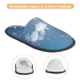 thumbnail image 3 of Fotbe Snowflakes1 Pantuflas Peludas para Mujer con Estampado, Zapatillas de Peluche, Zapatos de Invierno para Casa, Uso Interior y Exterior-Medium, 3 of 8