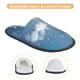 thumbnail image 3 of Fotbe Snowflakes1 Pantuflas Peludas para Mujer con Estampado, Zapatillas de Peluche, Zapatos de Invierno para Casa, Uso Interior y Exterior-Medium, 3 of 8