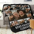 thumbnail image 4 of AISENIN Personalized 11 Photos Blankets Customized Blankets with Picture Personalized Birthday Gifts for Women Men Personalized Gifts for Best Friends, 4 of 5