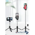 thumbnail image 3 of InnotechSC Trípode para Selfies con Luz, Palo para Selfies de 27'' con Control Remoto Inalámbrico, Trípode Portátil para Teléfono Compatible con iPhone 15 Pro Max/15/14/13, Samsung Android, 3 of 7