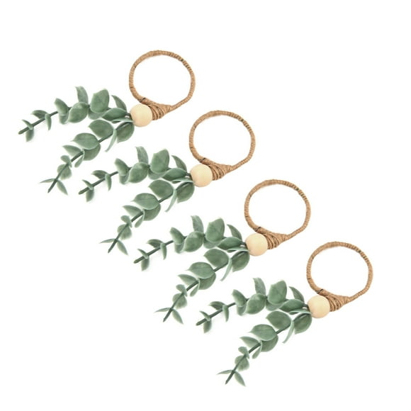 Anillos para servilleteros, 4 anillos para servilletas, anillos simples para servilletas de mesa de hotel, hebilla para servilletas, el mejor de su clase Jadeshay A