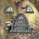 thumbnail image 3 of Miniature Fairy Gnome Home Window and Door for Tree Decoration Garden Art Miniature Crafts Elf Yard - Garden Decor, 3 of 5