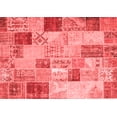thumbnail image 1 of Ahgly Company Indoor Rectangle Patchwork Red Transitional Area Rugs, 7' x 9', 1 of 4