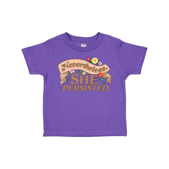 Inktastic Nevertheless, She Persisted Boys or Girls Toddler T-Shirt