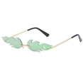 thumbnail image 4 of Gafas de Sol Unisex NikouMX con Llama Onduladas Sin Montura Estrechas de Lujo, 4 of 8