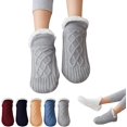 thumbnail image 1 of Calcetines para mujer, calcetines térmicos antideslizantes, tejidos y de terciopelo, suaves, acogedores, gruesos, para interiores, 1 of 3