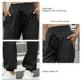 thumbnail image 2 of Pantalones Casuales para Mujer,Pantalones Deportivos De Talle Alto para Mujer Joggers con Cordón Rendimiento Probado, 2 of 7