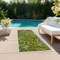 thumbnail image 6 of Addison Rugs Chantille Indoor/Outdoor Transitional Paisley Green Washable Runner Rug, 2'3" x 7'6", 6 of 6