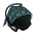 thumbnail image 4 of Sigee Vintage Floral Print Multi-use Stretchy Baby Car Seat Cover - Nursing Breastfeeding Canopy, Infant Stroller and High Chair Cover, 4 of 9