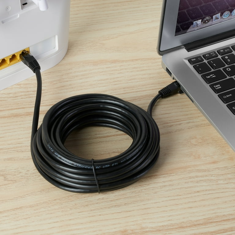 Onn. 25FT CAT6 Networking Cable, Black Color - Walmart.com Onn. 25FT CAT6 Networking Cable, Black Color - Walmart.com