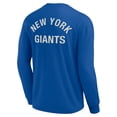 thumbnail image 3 of Unisex Fanatics Royal New York Giants Elements Super Soft Long Sleeve T-Shirt, 3 of 3