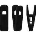thumbnail image 1 of Paquete de 20 ganchos para perchas de terciopelo, ganchos para perchas de terciopelo color marfil, ganchos resistentes con dedos flocados, perfectos para usar con perchas de terciopelo de, 1 of 6