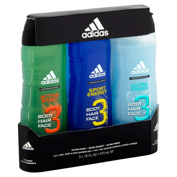 Persona con experiencia Asociar Pigmento Adidas 16 Fl. Oz. 3-in-1 Bodywash Gift Set, 3 Piece - Walmart.com