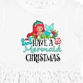 thumbnail image 4 of Inktastic Have a Mermaid Christmas with Crab and Seashell Girls Toddler Dress, 4 of 5