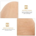 thumbnail image 5 of 6 Pcs Unfinished Wood Eggs Art Supplies Fake Blank Crafting Gadgets Child Wooden, 5 of 6