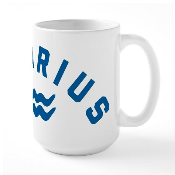 CafePress - Aquarius - 15 oz Ceramic Large White Nolvety Mug