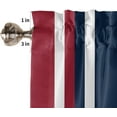 thumbnail image 5 of Nautical Valances, Nautical Anchor Red White Stripes Navy Blue Rod Pocket Cafe Valance Short Window Curtains Valances for Kitchen, Bedroom, Living Room, 1 Panel, 54''''X18'''', 5 of 5