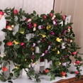 thumbnail image 4 of 2 Piezas De Camelia Artificial Rose Wedding Wall Hanging Decoration Flower VARIOS Rosa palido, 4 of 9