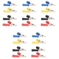5Set Test Leads Clips Brass PVC Car Battery Charging Tests Clamp with