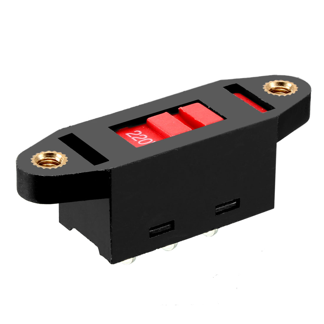 5pcs 110V to 220V 3P SPDT 2 Position Vertical Voltage Selector Slide