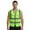Neon Green, variant on TOPTIE 8 Pockets High Visibility Safety Vest ANSI ISEA Class 2 Reflective Vest-Red-L