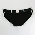 thumbnail image 2 of Bigersell Womens Briefs Underwear Clearance Womens Cheeky Underwear Boyshort Thongs Panty Style P-1331 Cotton Plus Size Panties Ladies Thongs Briefs Mid Waist Women Cheeky Panties Black M, 2 of 4