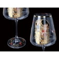 thumbnail image 3 of Carmani 15 oz Wine Glass 'The Kiss' by Gustav Klimt, EA, 3 of 3