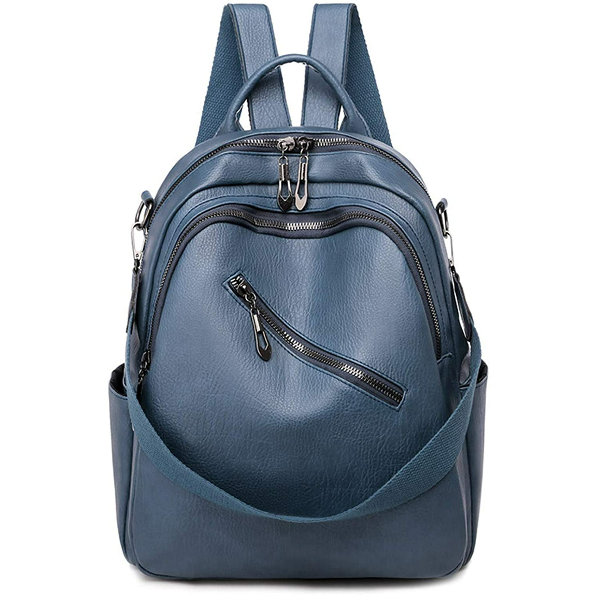 moda luxe heather suede convertible backpack