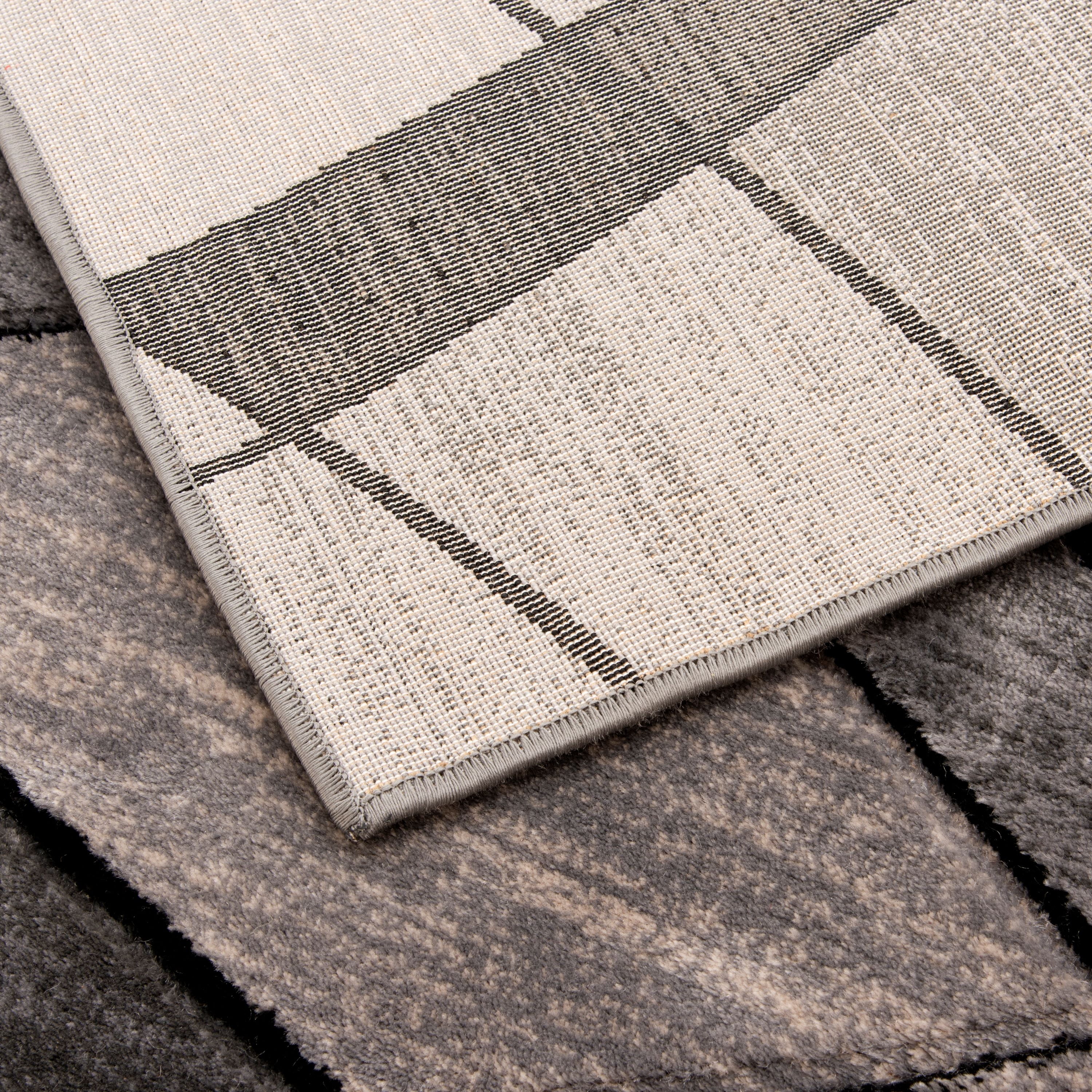 Better Homes & Gardens Gray Abstract Indoor Area Rug, 31.5"x47.2"