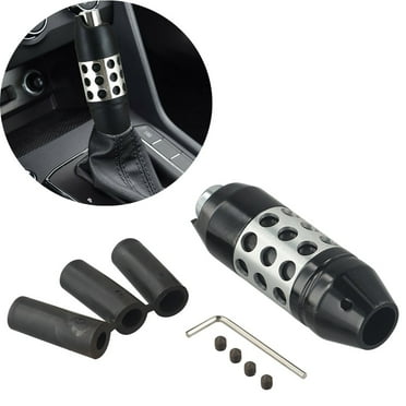 Automatic Black Car Gear Stick Shift Knob Shifter Lever Cover w/Button