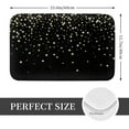 thumbnail image 2 of Picia Star Silver Glitter Pattern Flannel Doormat – 16x24 Inch Non-Slip Indoor Mat, Absorbent & Quick-Dry Rug for Entryway, Bathroom, Kitchen, and Bedroom, Machine Washable, 2 of 7