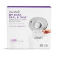 thumbnail image 1 of Munchkin UV Snap, Seal & Toss Diaper Paper Pail Refill Bags, tiene capacidad para 600 pañales, 20 unidades, 1 of 2