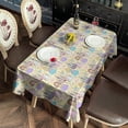 thumbnail image 2 of Colorful Princess Castle Pattern Rectangle Tablecloth 60"x102",Waterproof Polyester Rectangle Table Cloth, Wipeable Spillproof Polyester Tablecloth for Dining, Camping, Indoor and Outdoor, 2 of 6