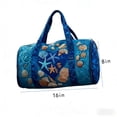 thumbnail image 2 of Bolsa de deporte acolchada y resistente con asas, ideal para viajes, gimnasio y fines de semana; bolso tote ligero y plegable, 2 of 7