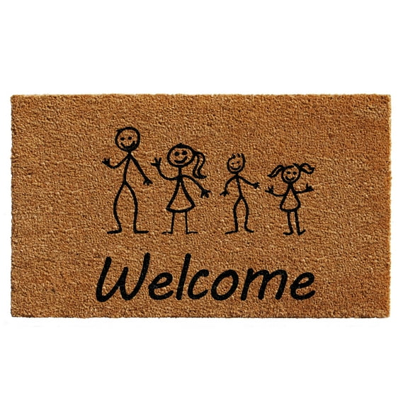 Calloway Mills Stick Family Outdoor Doormat 24" x 36"