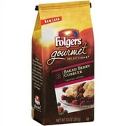 Folgers Gourmet Selections Baked Berry Cobbler Ground Coffee, 10 oz