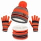 thumbnail image 1 of Conjunto de gorro, bufanda y guantes cálidos para niños 3 en 1, conjunto de gorro, bufanda y guantes de punto térmico, conjuntos de accesorios de invierno, conjunto de bufanda y guantes con, 1 of 5