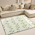 thumbnail image 2 of Vibrant Green Vines 63''x48'' Plush Memory Foam Bath Mat, Soft, Absorbent, Non Slip, Durable, 2 of 7