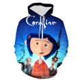 thumbnail image 1 of Cosplay Coraline Sudadera con capucha para niños Sudaderas con capucha con estampado 3D Niños Niñas Dibujos animados Anime Jerseys Niños pequeños Sudaderas Tops AbrigoLMWY-073092niños110cm Deng Xun unisex, 1 of 2