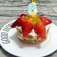 thumbnail image 2 of pdqouc Light Blue Happy Birthday Cake Toppers, Glitter Cardboard Star and Heart Happy Birthday Cake Topper for Birthday Party Decorations, 2 of 4